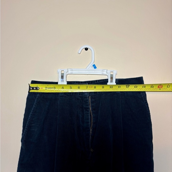 L.L. Bean Vintage Women's Dark Blue Corduroy Pants - Picture 3 of 6